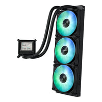 ASUS MAX Gaming LC 360 ARGB LCD 120mm AIO CPU Liquid Cooler Black 2.4-inch IPS Display LGA1851 AM5 AM4 - Image 4