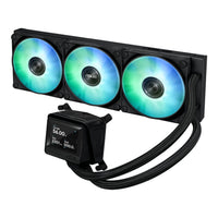 ASUS MAX Gaming LC 360 ARGB LCD 120mm AIO CPU Liquid Cooler Black 2.4-inch IPS Display LGA1851 AM5 AM4 - Image 3