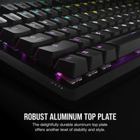 Corsair K70 Full-Size Mechanical Gaming Keyboard 104-Key USB MLX Red Switches (Black) - Image 4