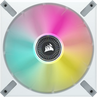 Corsair iCUE ML140 RGB ELITE 140mm Magnetic Levitation Fan White 2-Pack - Image 3