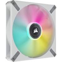 Corsair iCUE ML140 RGB ELITE 140mm Magnetic Levitation Fan White 2-Pack