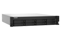 QNAP 8-Bay Quad-Core 17 GHz Rackmount NAS 4GB RAM