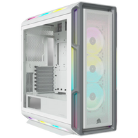 Corsair iCUE 5000T RGB Mid-Tower ATX PC Case with Tempered Glass (White)