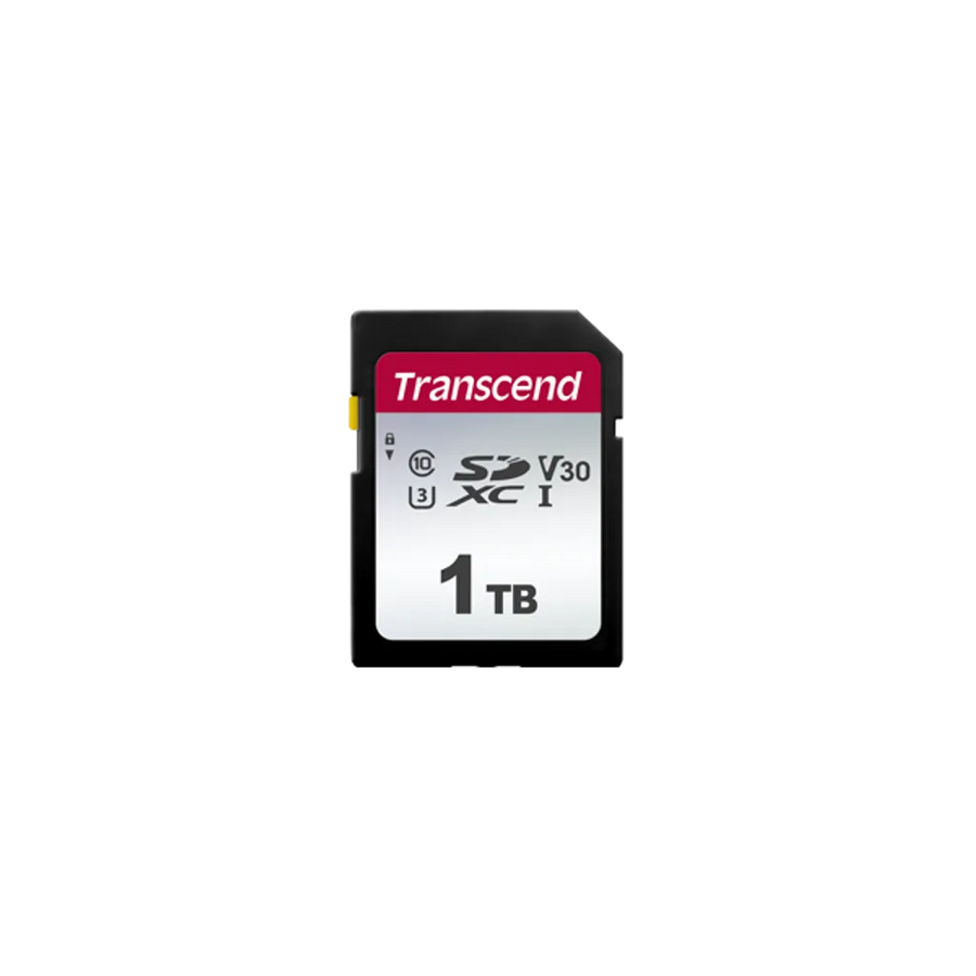 Transcend 300S 1TB SDXC UHS-I U3 V30 Class 10 SD Card 100MB/s