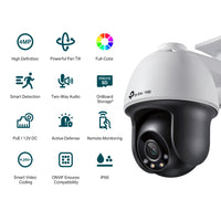 TP-Link VIGI 4MP Full Colour Pan/Tilt IP Network Camera - Image 5