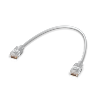 Ubiquiti UACC-Cable-Patch-EL-0.15M-W-24 Nano-thin patch cable with 2.5 GbE and PoE++ support designed to show - Image 2