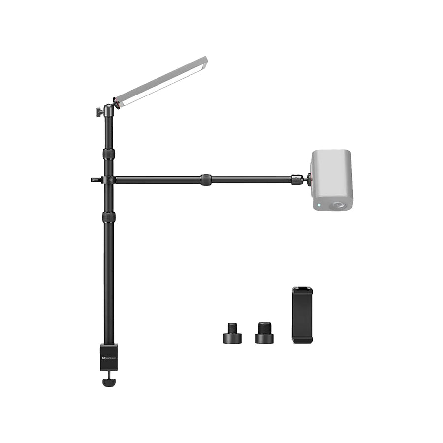 NearStream ST40 Dual-Arm Camera Desk Mount C-Clamp 360° Ball Head 40-inch Reach Aluminum