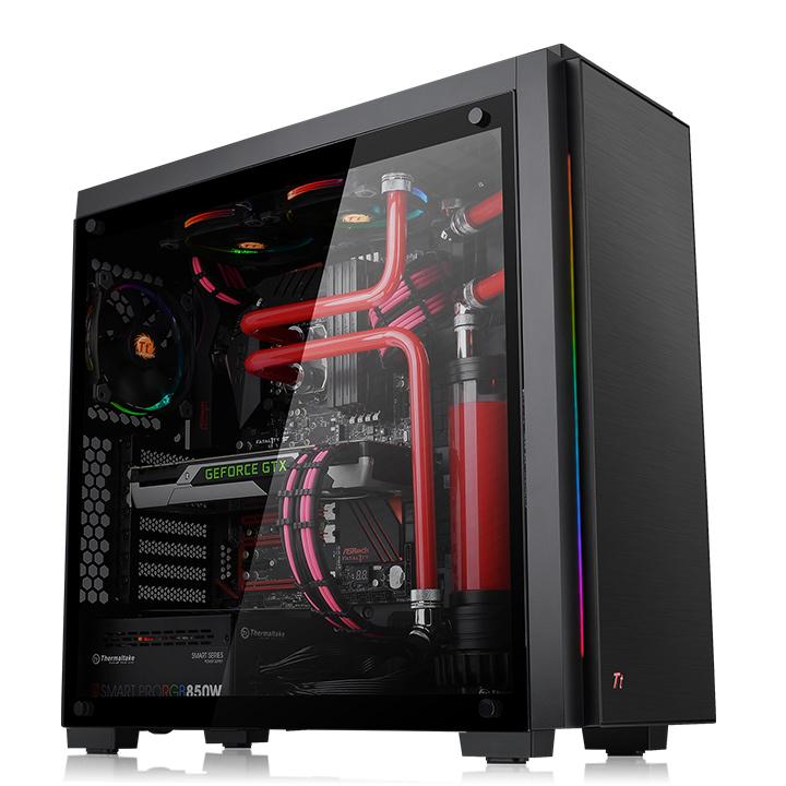 Thermaltake TT Case, Versa C23 RGB Black Mid Tower