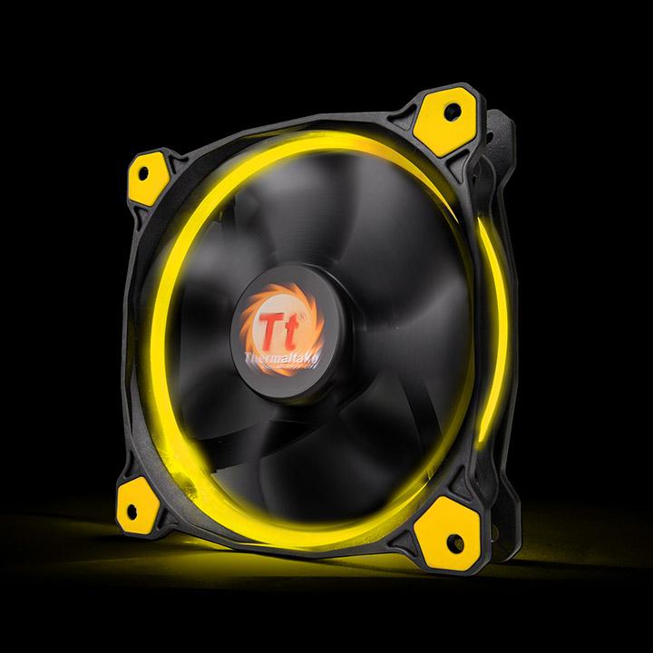 Thermaltake TT Fan, Riing 12 LED Radiator Fan - Yell