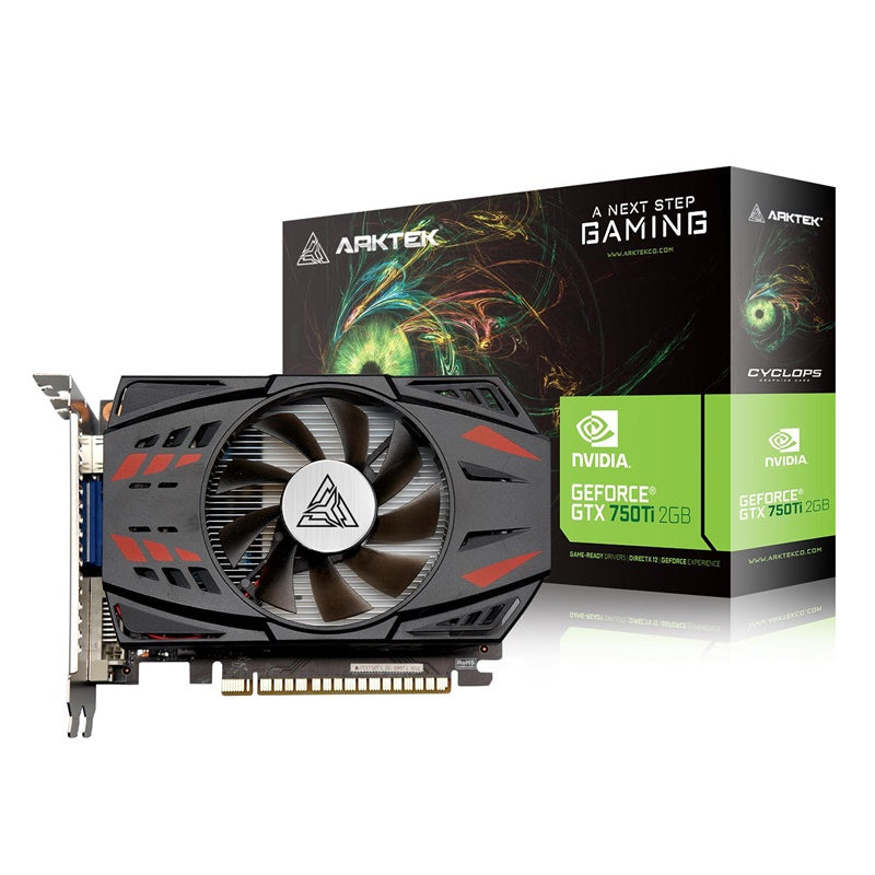 Arktek Nvidia GT750Ti 2GB GDDR5 128-bit HDMI / DVI / VGA Graphics Card