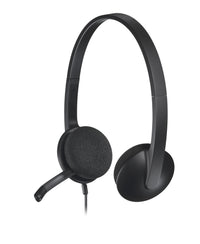 Logitech H340 - Stereo Headsets - Black - USB