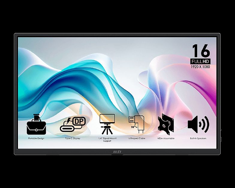 MSI 16″ FHD PORTABLE PRO MONITOR