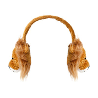 Animalz Furry Retractable Volume Limiting Over-the-Ear Headphones - Lion - Image 2