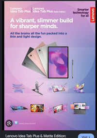 Lenovo TB336ZU IdeaTab Matt Edition Grey 11" 2.5K 2560x1600 Paper-like Anti-Glare