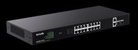 TENDA SWITCH, ETHERNET16-PORT POE 150W
