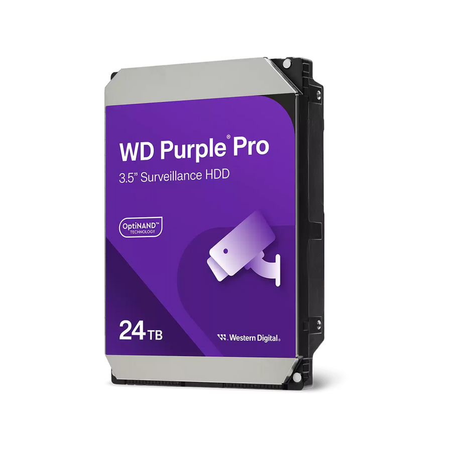 WD Purple PRO with AI 24TB SATA 3.5" Surveillance Internal HDD