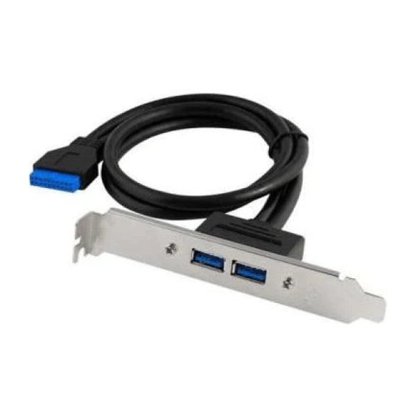 20 Pin 2-Port Bracket USB 3.0 Cable