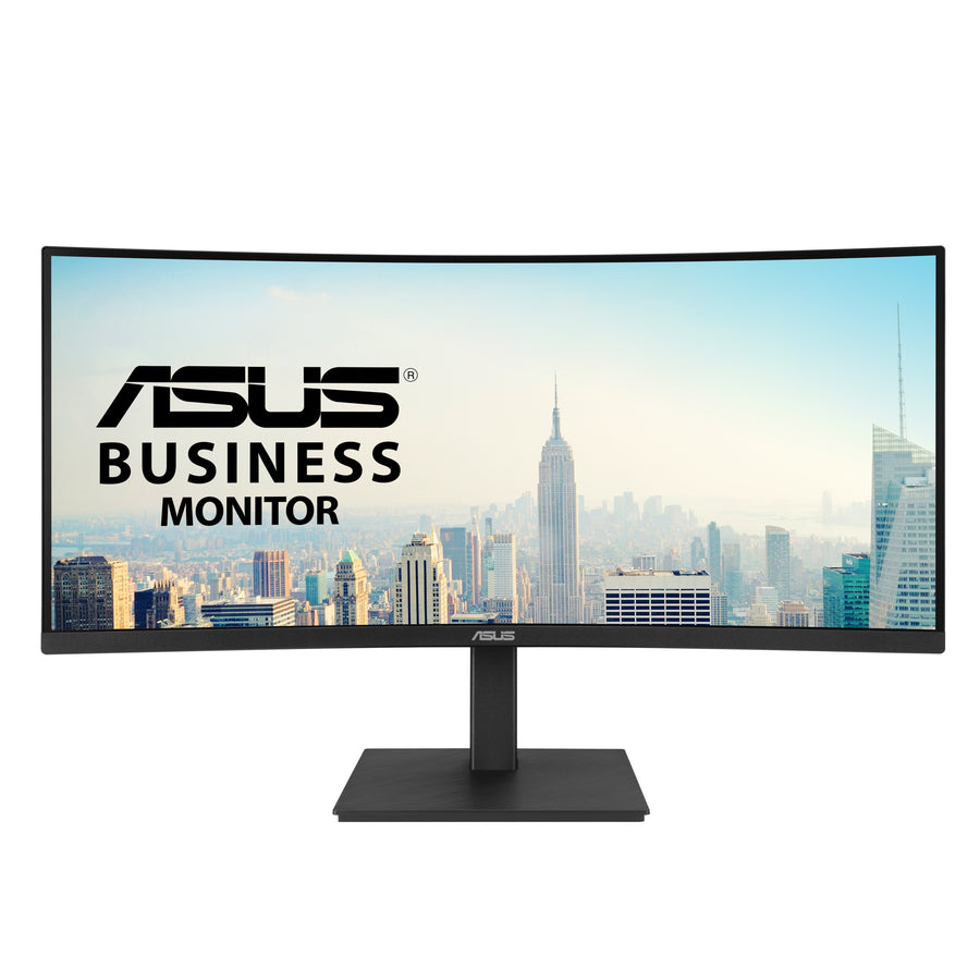 ASUS VA34VCPSR 34-inch WQHD 3440x1440 Curved Business Monitor 100Hz USB-C 96W PD Speakers HDMI DisplayPort