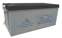 Acconet 12V AGM 200Ah Deep Cycle Battery