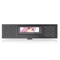 TT Case, Tower 200 LCD Panel Kit Blk