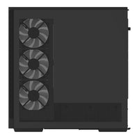 Aerocool P500A ATX Mid Tower PC Case Black Mesh Front Reverse Connector GPU Bracket 9 Fan Slots - Image 3