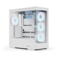 AeroCool P500A Midi-Tower PC Case White Tempered Glass Reverse Connector ATX - Image 5