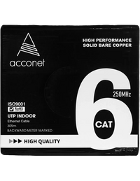 Acconet CAT6 Indoor Ethernet Cable 305m White Solid Copper UTP Pull Box | CAT6-305-SC - Image 3