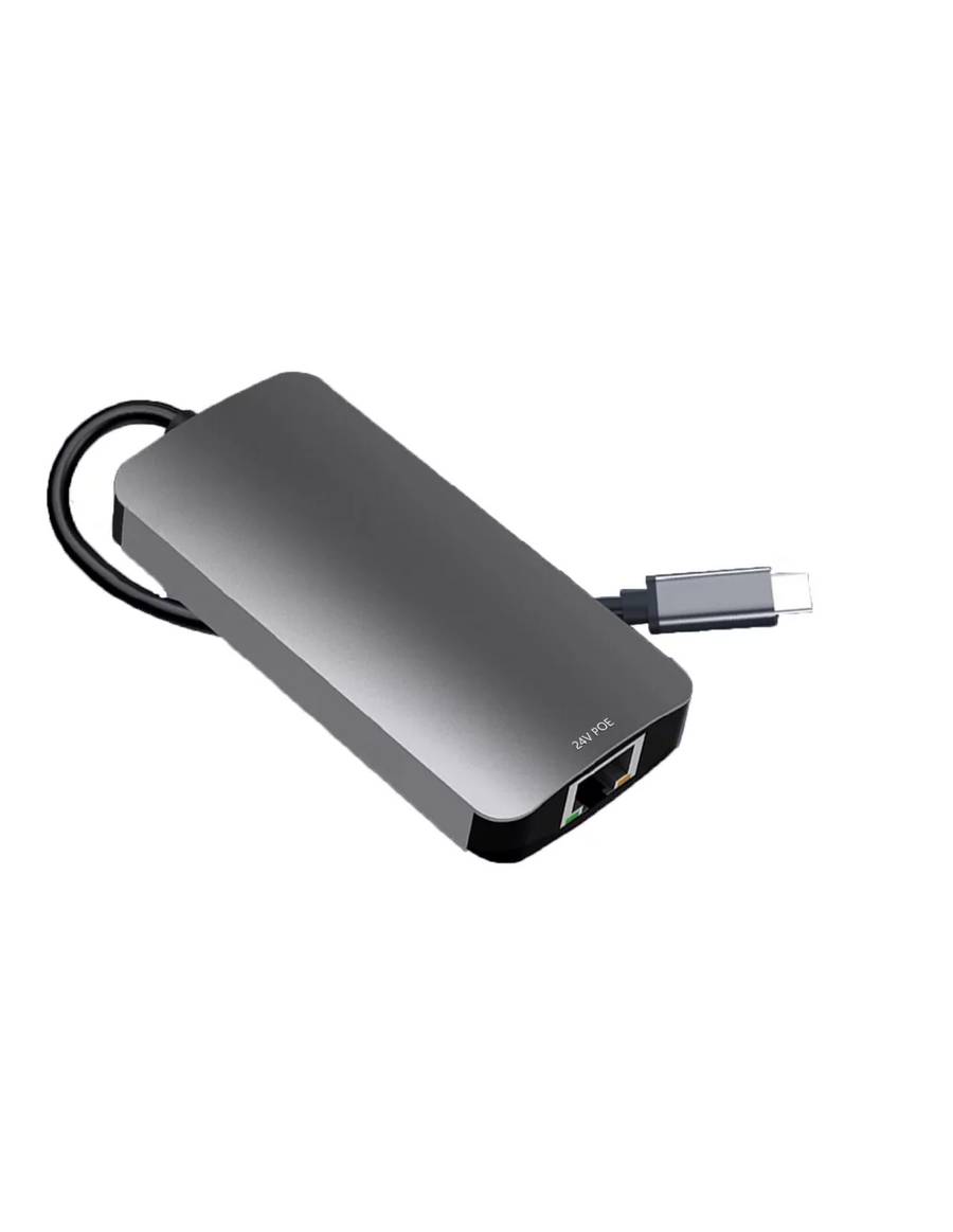 Acconet Gigabit USB-C to Passive POE Injector 24v for Ubiquiti, Mikrotik, Cambium