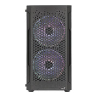 Aerocool Trinity Mini Tower Micro-ATX Mini-ITX PC Case Black 3 RGB Fans 240mm Radiator - Image 2