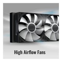 AeroCool Abyss L240R Digi 240mm ARGB AIO CPU Liquid Cooler Black LCD Display LGA1851 AM5 AM4 - Image 4