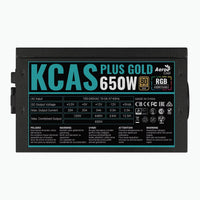 Aerocool KCAS Plus Gold 650W 80 PLUS Gold ARGB Non-Modular ATX Power Supply - Image 5