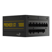 AeroCool Premier G1 1000W ATX 3.1 Fully Modular PSU 80 Plus Gold Cybenetics Platinum 135mm FDB Fan Zero RPM - Image 2