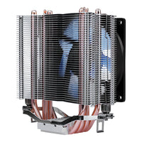 Aerocool Verkho 4 Lite 125W CPU Air Cooler 4 Heat Pipes 90mm PWM Blue LED Fan - Image 2