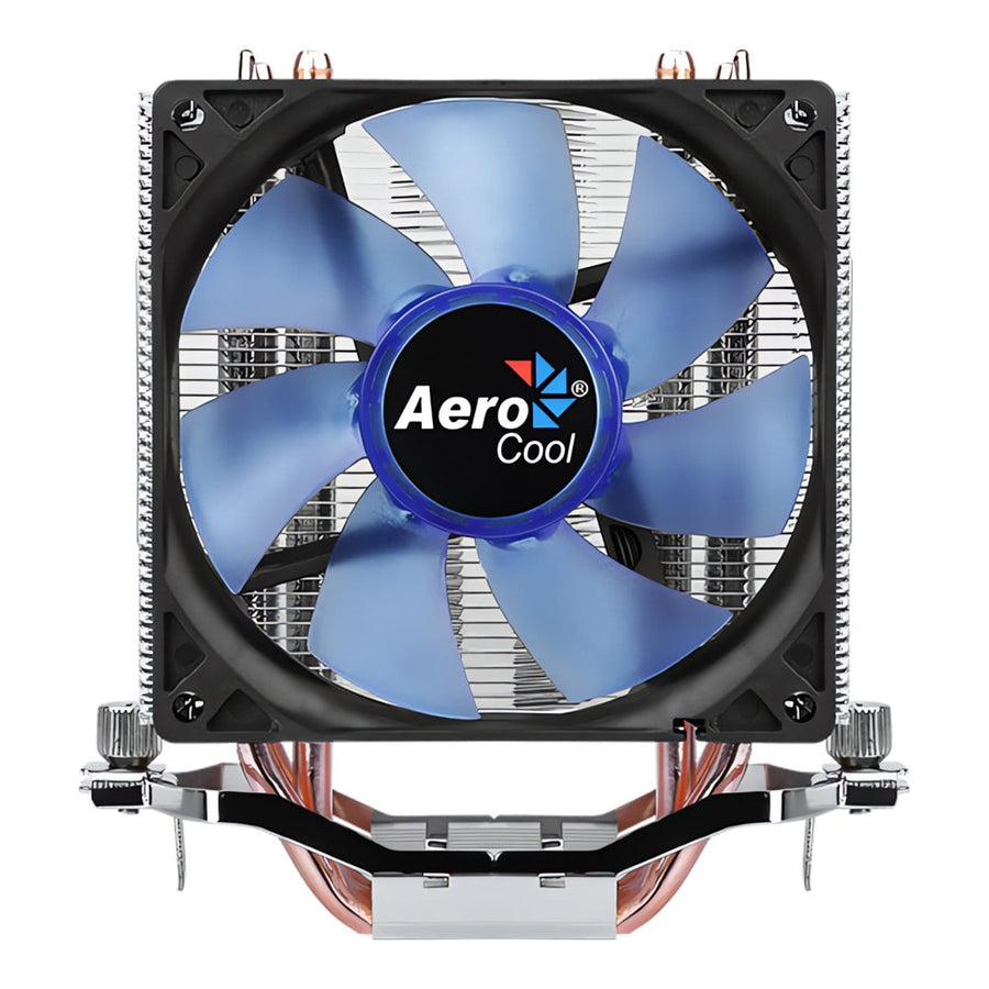 Aerocool Verkho 4 Lite 125W CPU Air Cooler 4 Heat Pipes 90mm PWM Blue LED Fan