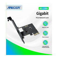 MECER 8111H PCIe 100/1000TX Gigabit ETHERNET CARD (with LP bracket)