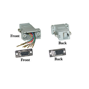 RS232 9PIN Female Serial TO RJ45 Convert