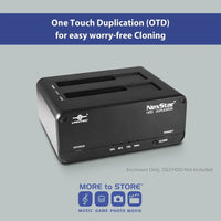 Vantec NexStar JX 2.5 3.5-inch SATA USB 3.2 Gen 1 External Drive Enclosure Black - Image 4