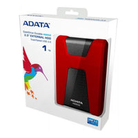 ADATA USB 3.2 - 1TB EXT External Hard Drive DURABLE RED
