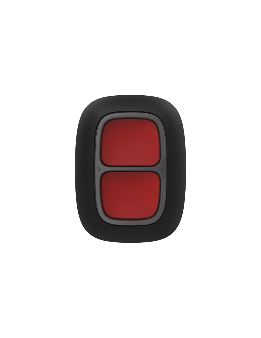 AJAX Security - DoubleButton Jeweller - Double Black Wireless Smart Button for Panic and Control Modes |