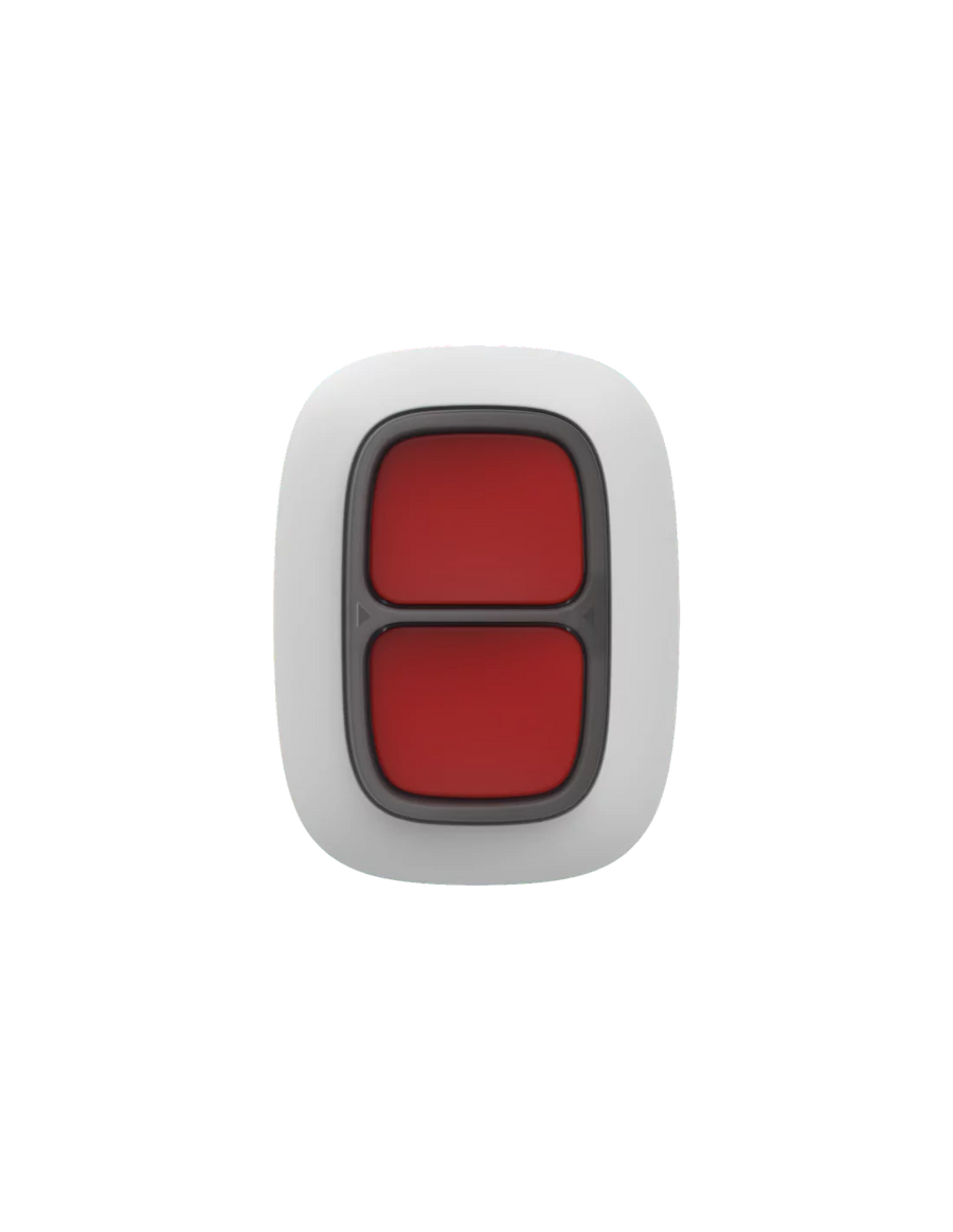 AJAX Security - DoubleButton Jeweller - Double White Wireless Smart Button for Panic and Control Modes |