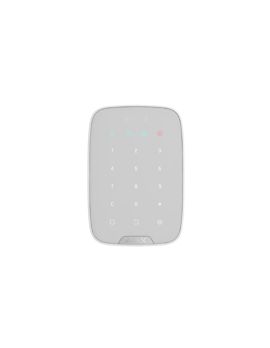 AJAX Security - Keypad Plus Jeweller, Wireless White Indoor Keypad | AJAX-KP-PLUS-W