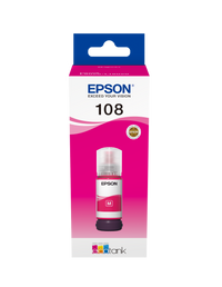 Epson 108 Ecotank Magenta Ink Bottle 70ml, 2100 Photos