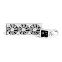 AeroCool APNX LC1-D 360mm ARGB AIO Liquid CPU Cooler White 3.95-inch IPS LCD Display 320W TDP Copper Block - Image 4