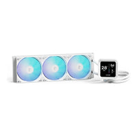 AeroCool APNX LC1-D 360mm ARGB AIO Liquid CPU Cooler White 3.95-inch IPS LCD Display 320W TDP Copper Block - Image 3