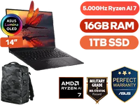 ASUS Zenbook AI 7 350 LPDDR5X 16GB 1TB PCIE G4 SSD 1TB PCIE G4 SSD WIN11 HOME