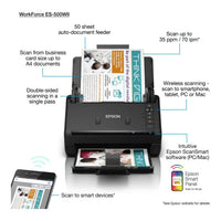 Epson WorkForce ES-500WII A4 Wireless Auto-Duplex Document Scanner 35ppm - Image 5