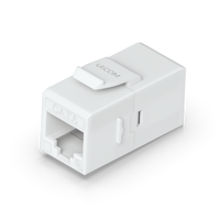 Ubiquiti UniFi UACC-Keystone-Coupler-C6 Cat6 keystone coupler, Easy snap-in installation on a blank patch