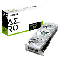 Gigabyte GeForce RTX 5070 Aero OC 12GB GDDR7 PCIe 5.0 2625MHz White Graphics Card