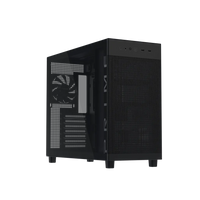 ASUS Prime AP303 ATX Mid Tower PC Case Black Tempered Glass 360mm Radiator 420mm GPU Support USB-C 20Gbps