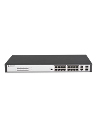 BDCOM 16-Port 10/100 POE switch, 16 POE ports, 2 x 1000Mbps Combo ports